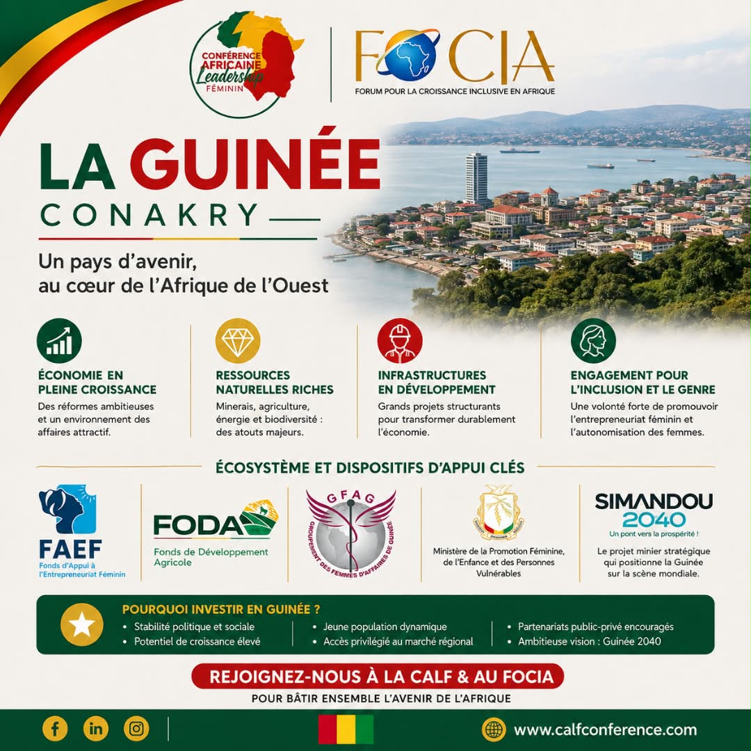 La Guinee Conakry, pays hote de la CALF 2026